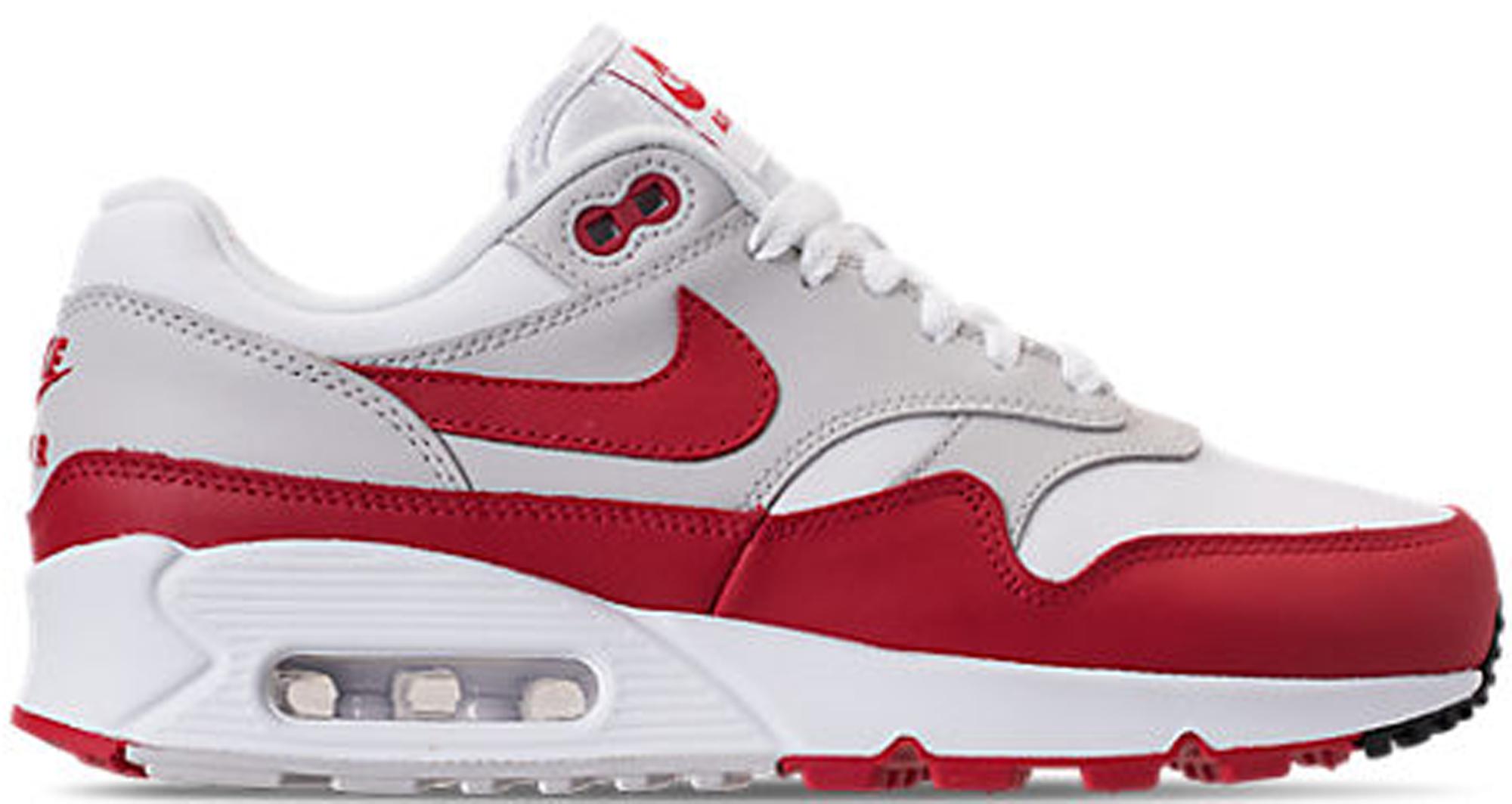 スニーカー NIKE Air Max 90/1 White University Red (WMNS) 2018 SS 18 Women's Air Max 90 / 1 'White & University Red' Release Date