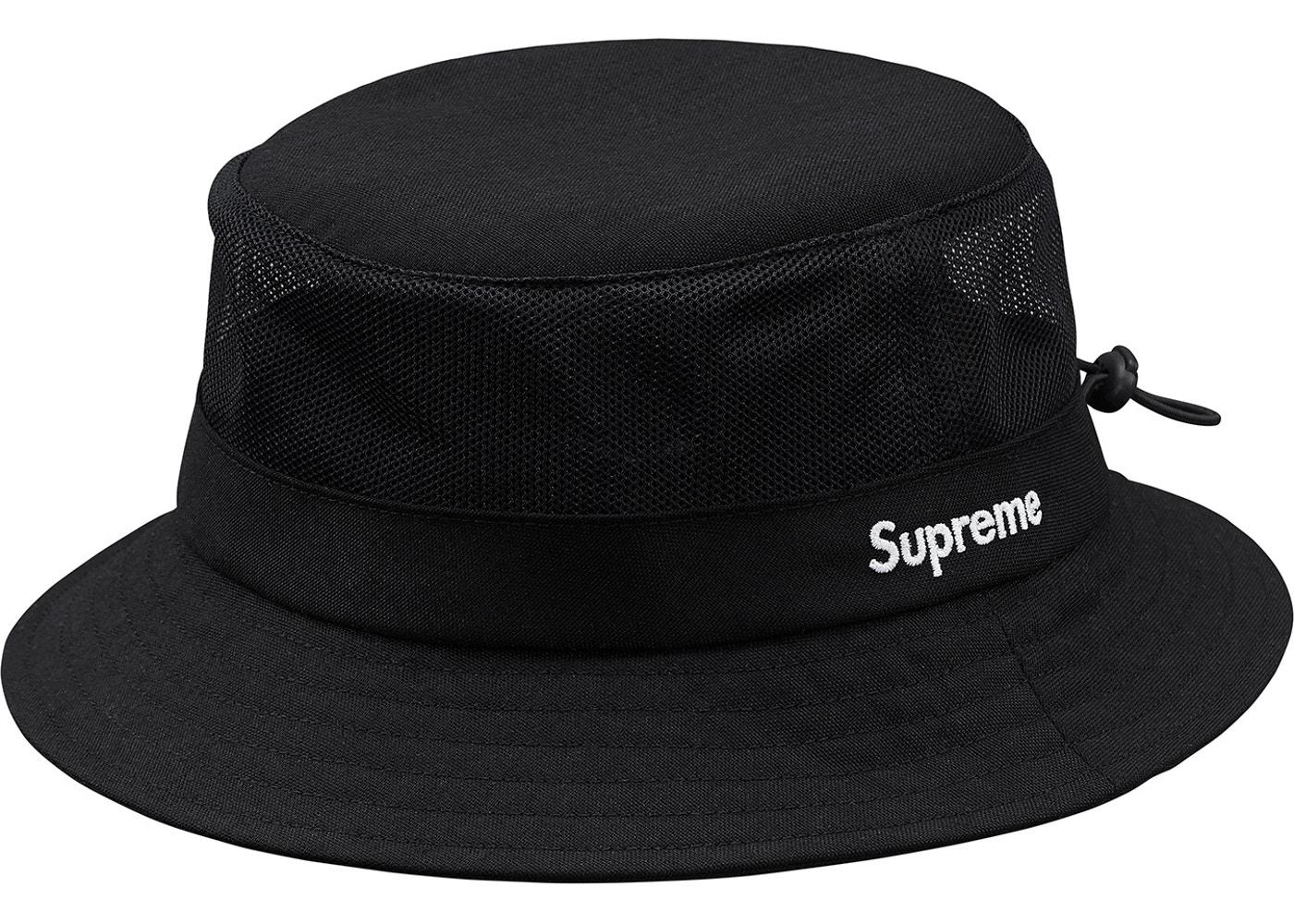 Supreme Cordura Mesh Crusher Hat Black - StockX News