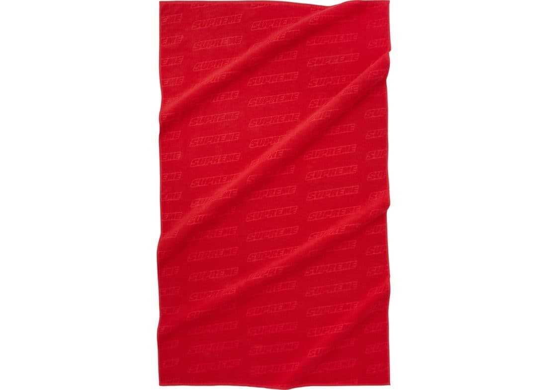 Supreme Debossed Logo Beach Towel