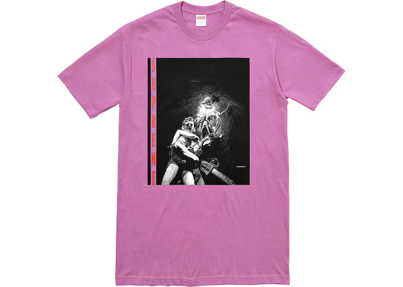 Supreme Horror Tee Light Purple