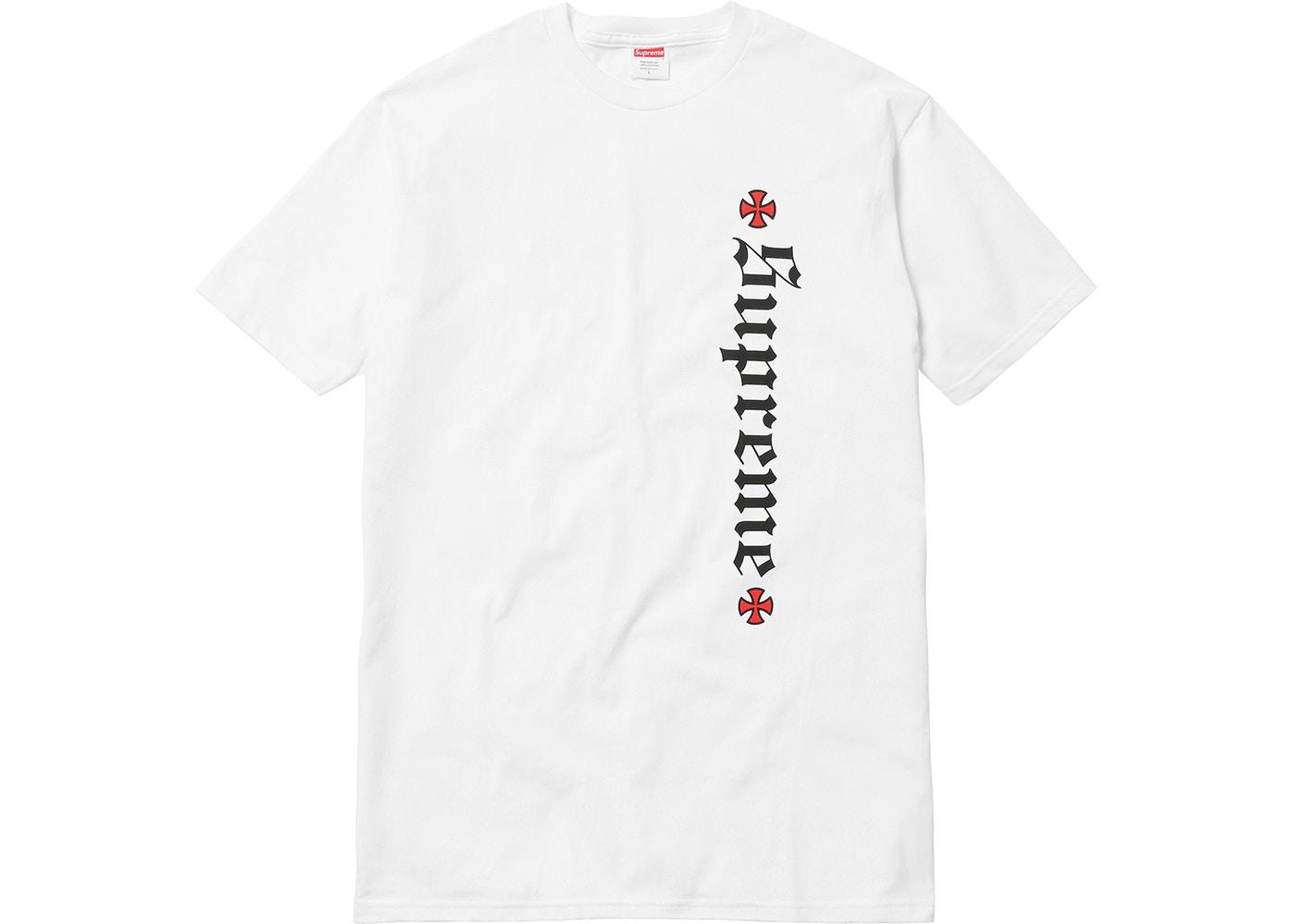 Supreme Independent Old English Tee White Fall/Winter 2017