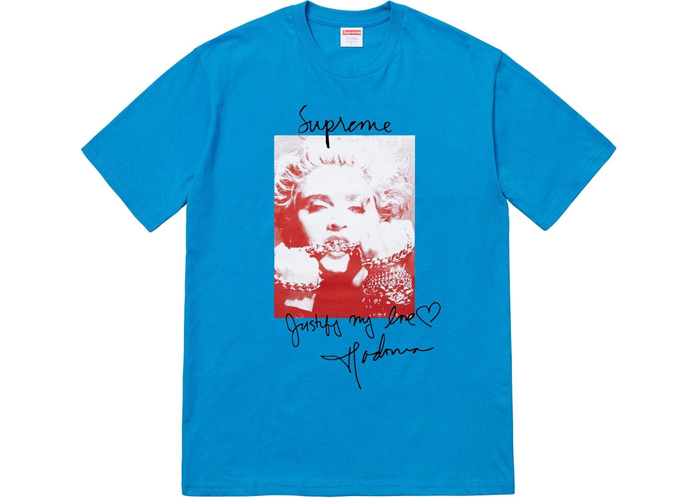 Supreme Madonna T-Shirt Bright Blue - StockX News