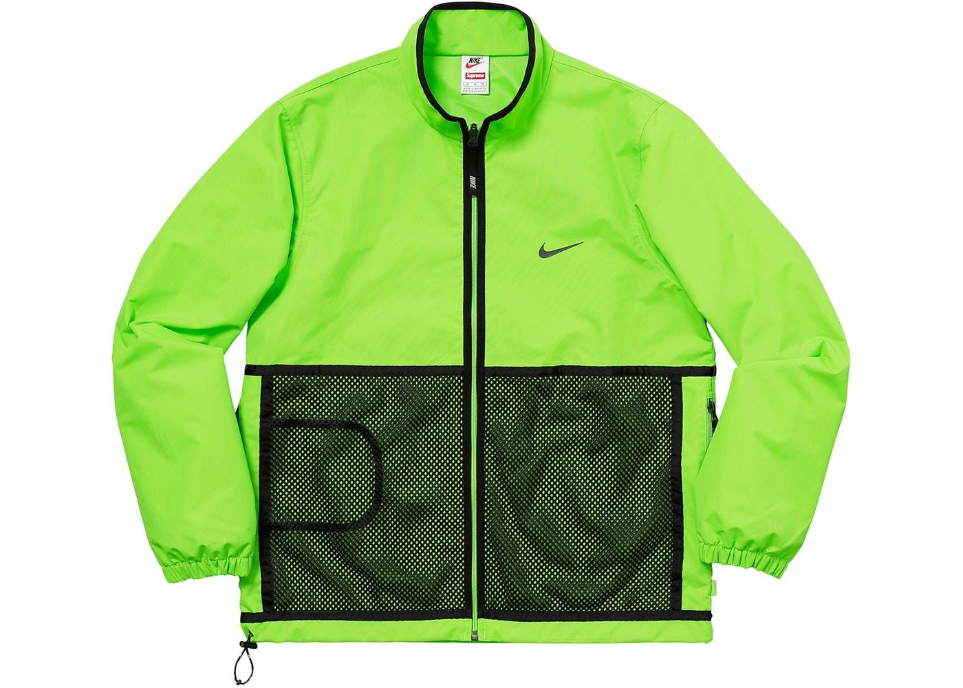 supreme Nike running jacket Green