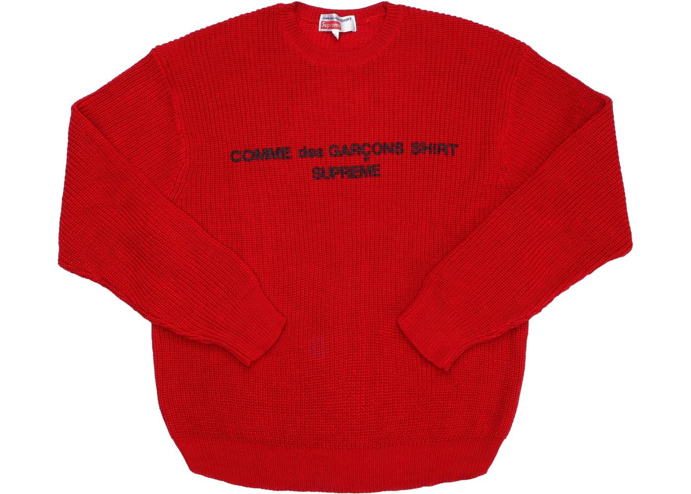 Supreme Comme des Garcons SHIRT Sweater Red