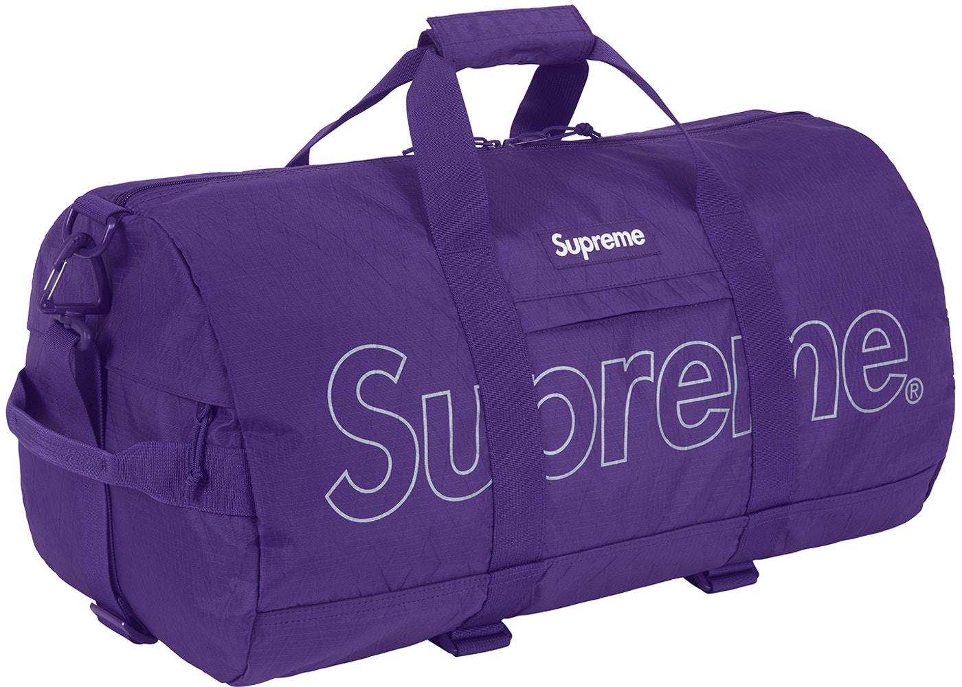 Supreme Duffle Bag (FW18) Purple - StockX News