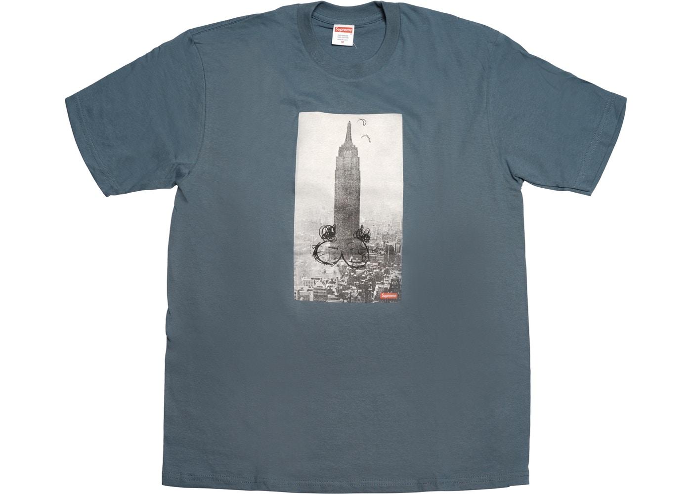 Supreme Mike Kelley Empire State Building Tee Slate