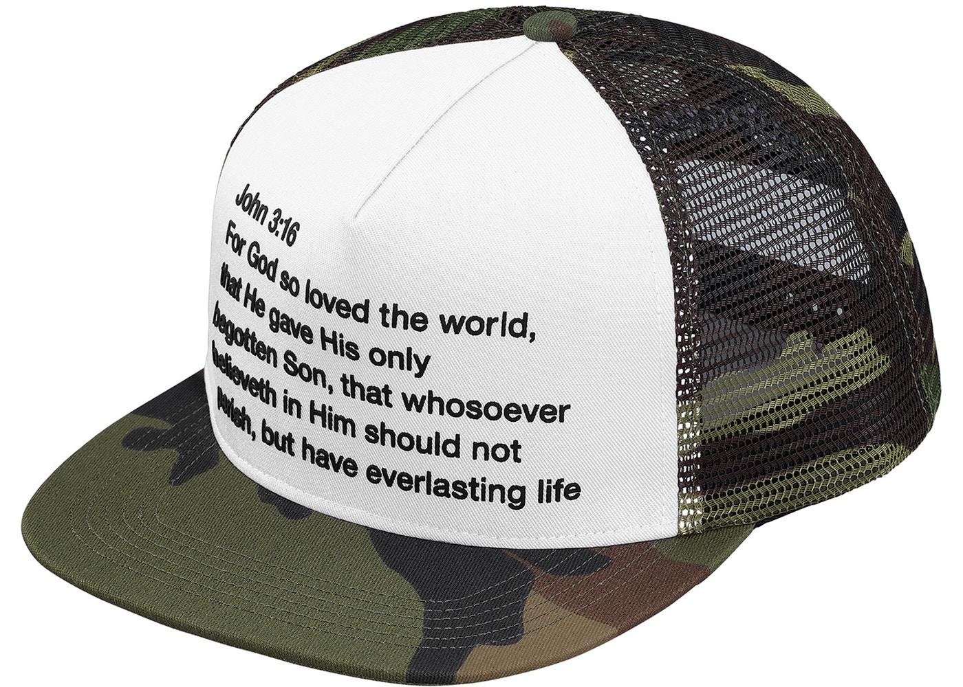 Supreme Preach Mesh Back 5-Panel Camo Fall/Winter 2018