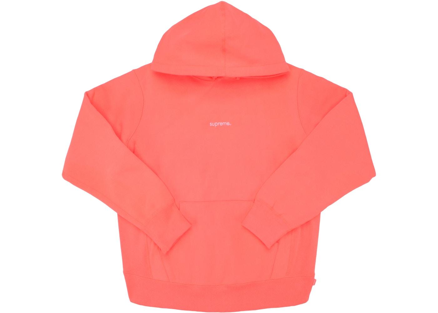 Supreme Trademark Hoodie Fluorescent Pink