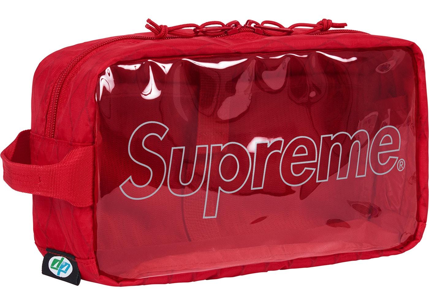 Supreme red cheap utility pouch