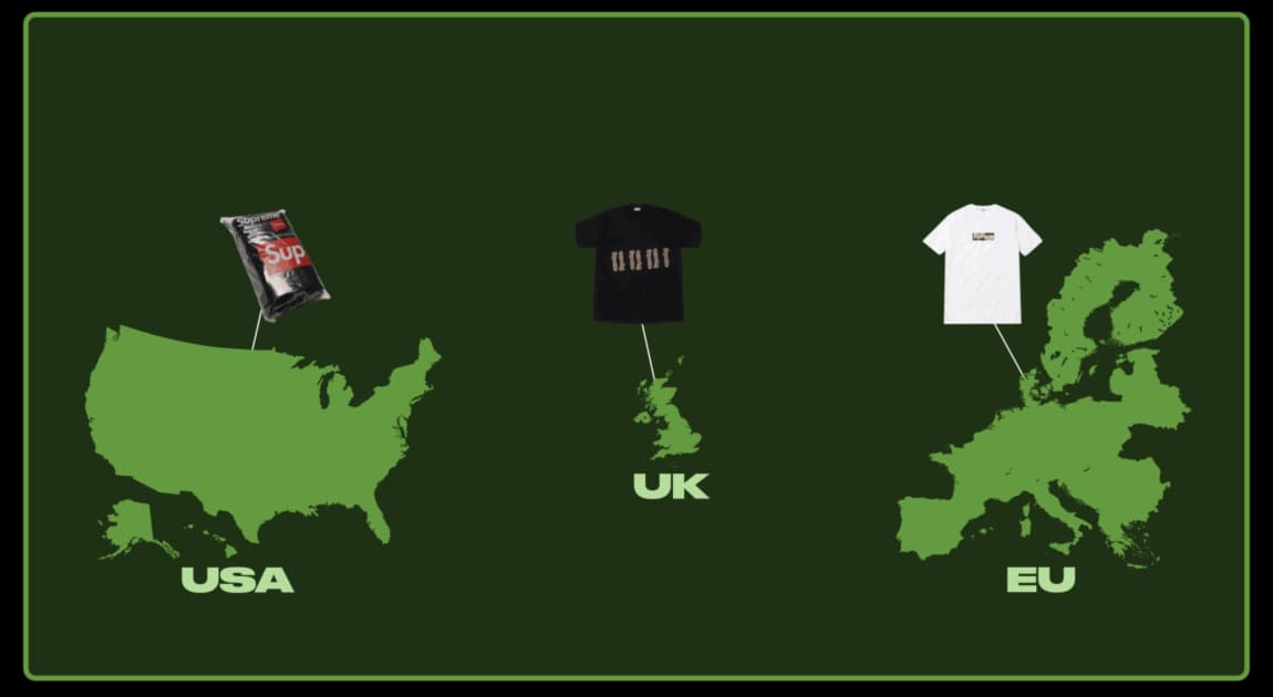 Supreme Goes Global: Comparing Streetwear Popularity Across Countries and Continents