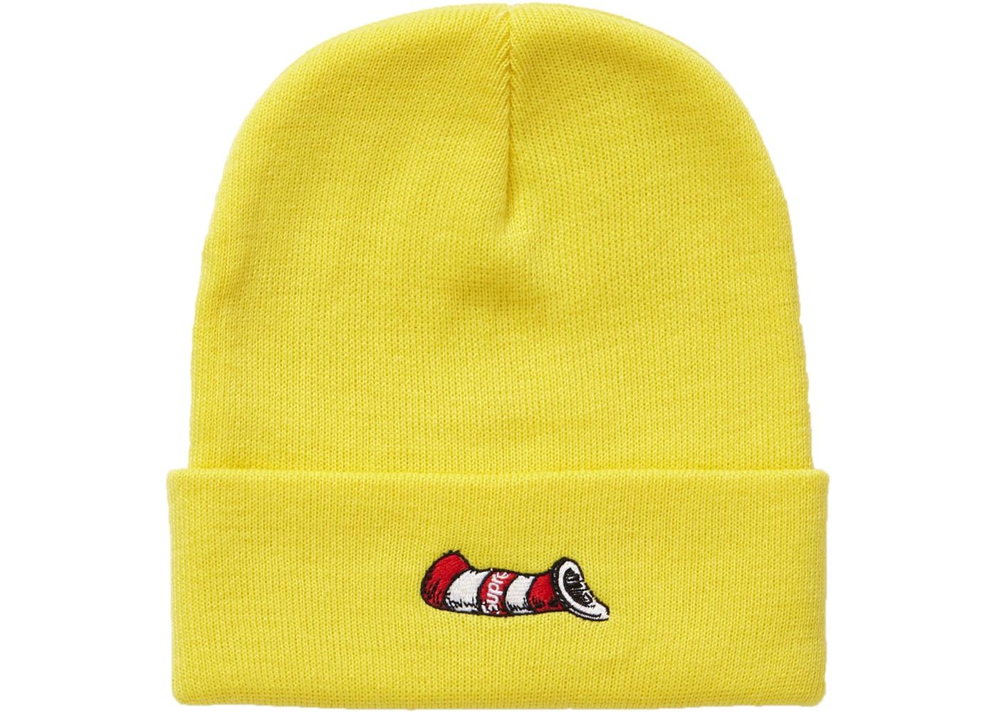 Supreme Cat in the Hat Beanie Bright Yellow StockX News