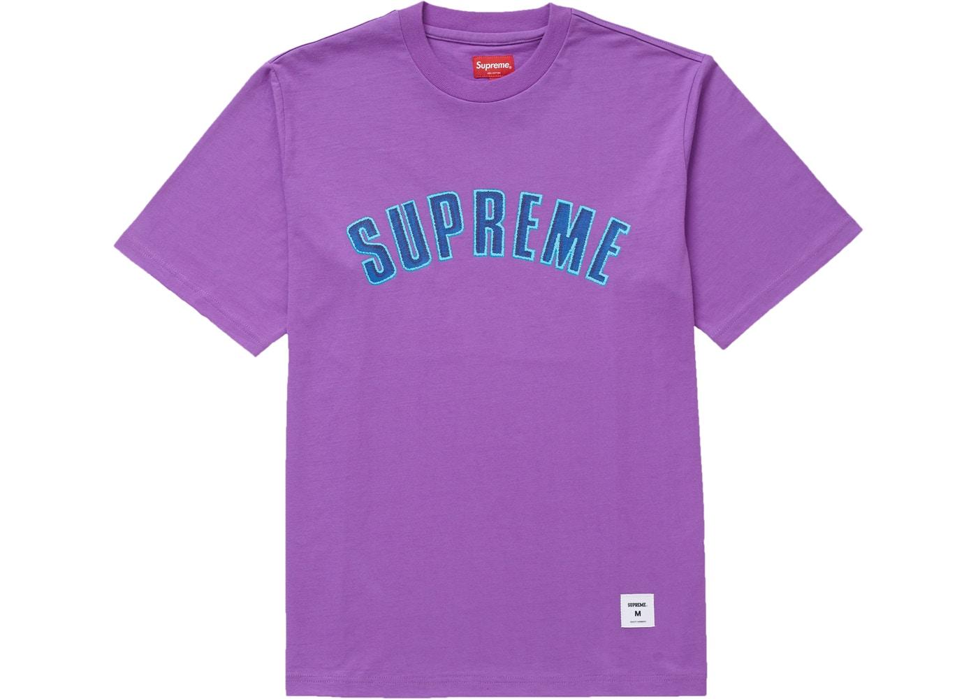 Supreme Printed Arc S/S Top Purple