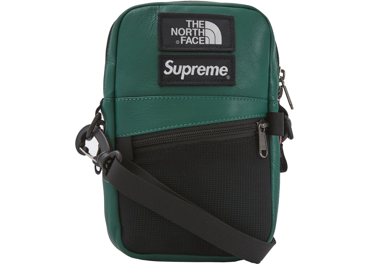 Supreme north face outlet leather backpack