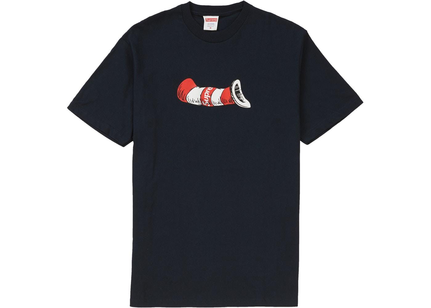 Supreme Cat in the Hat Tee Navy