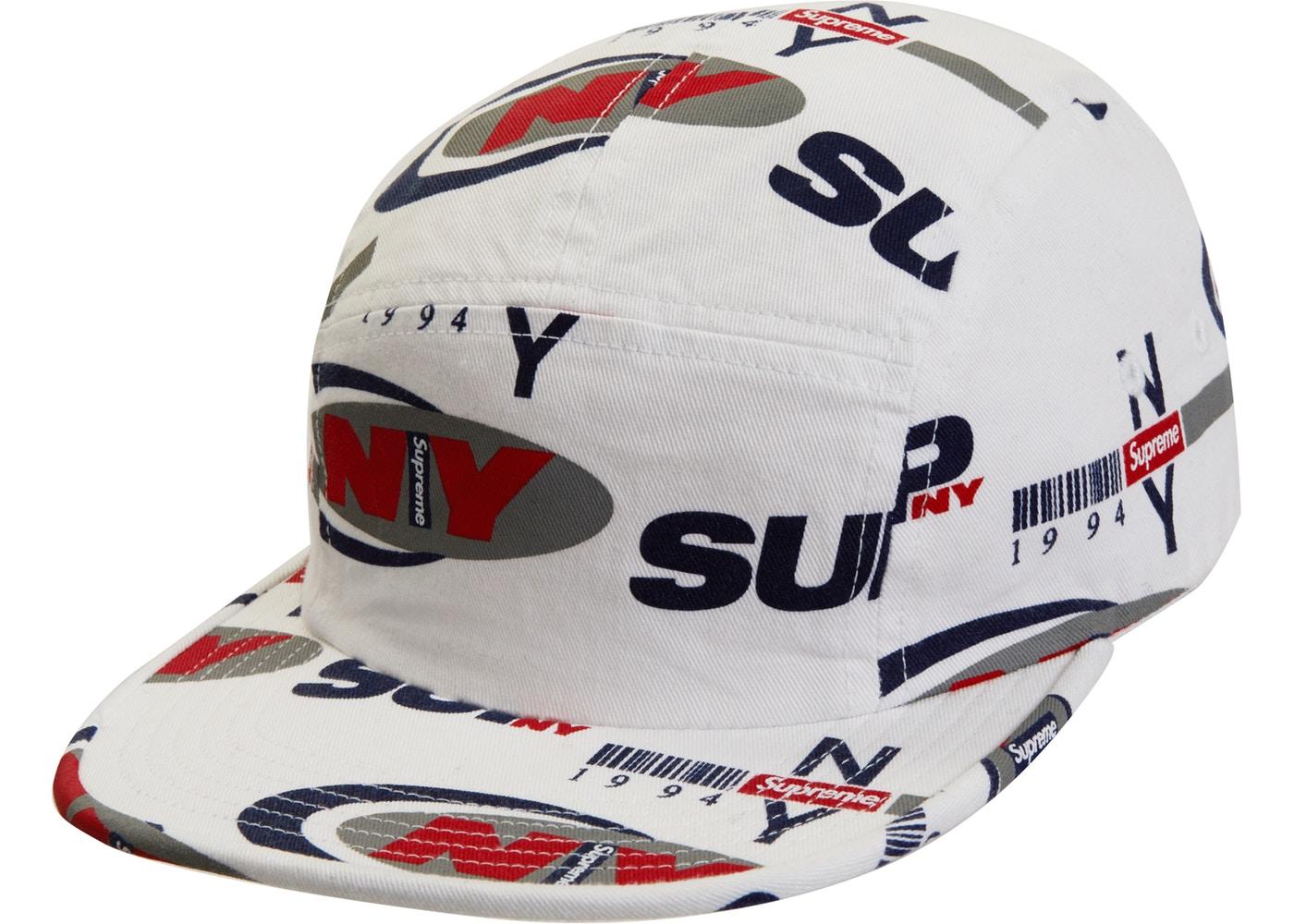 Supreme Supreme NY Camp Cap White Fall Winter 2018