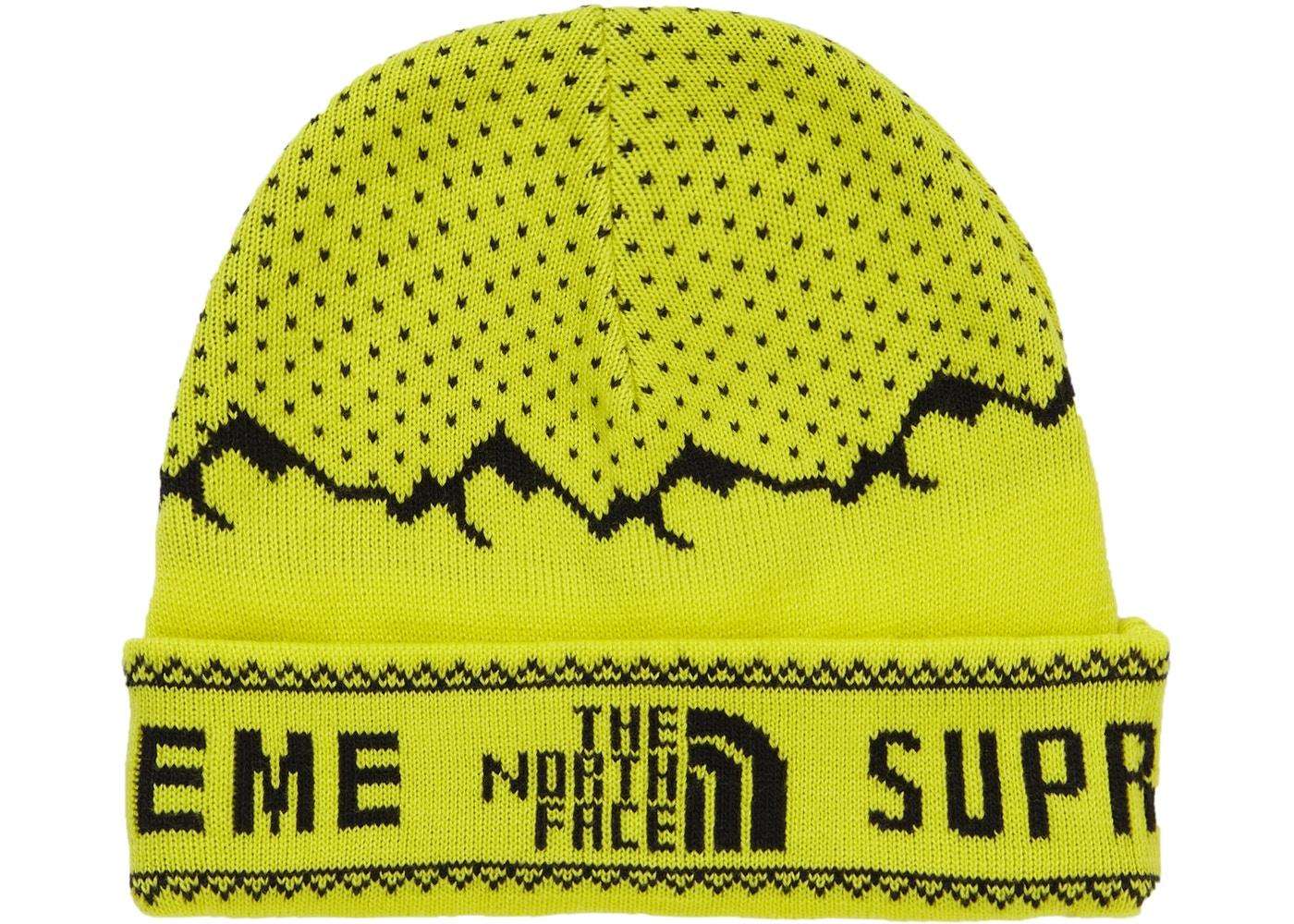 Supreme The North Face Fold Beanie Sulphur Fall/Winter 2018