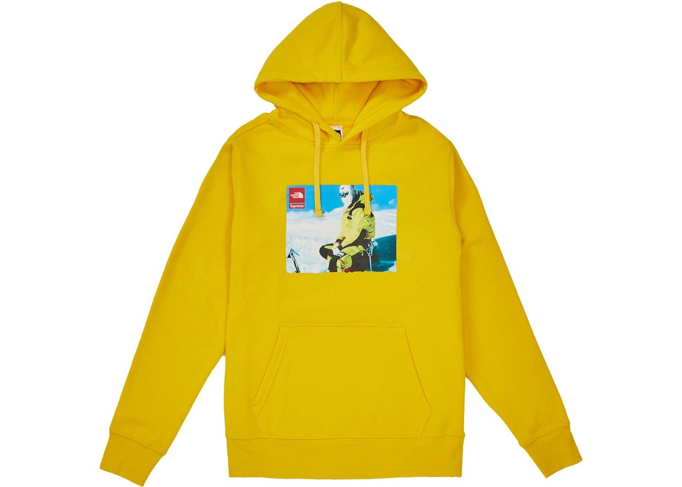 Supreme The North Face Photo Hooded Sweatshirt Yellow