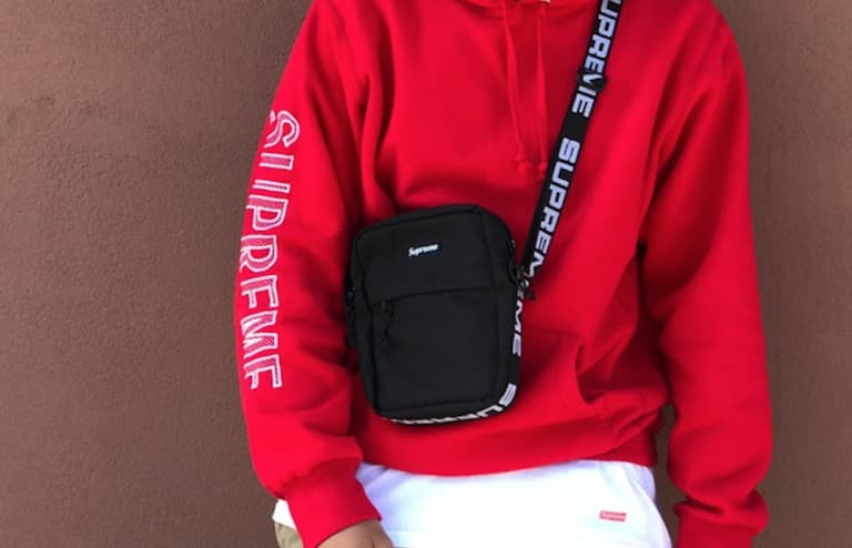 Supreme Shoulder Bag SS18 Black
