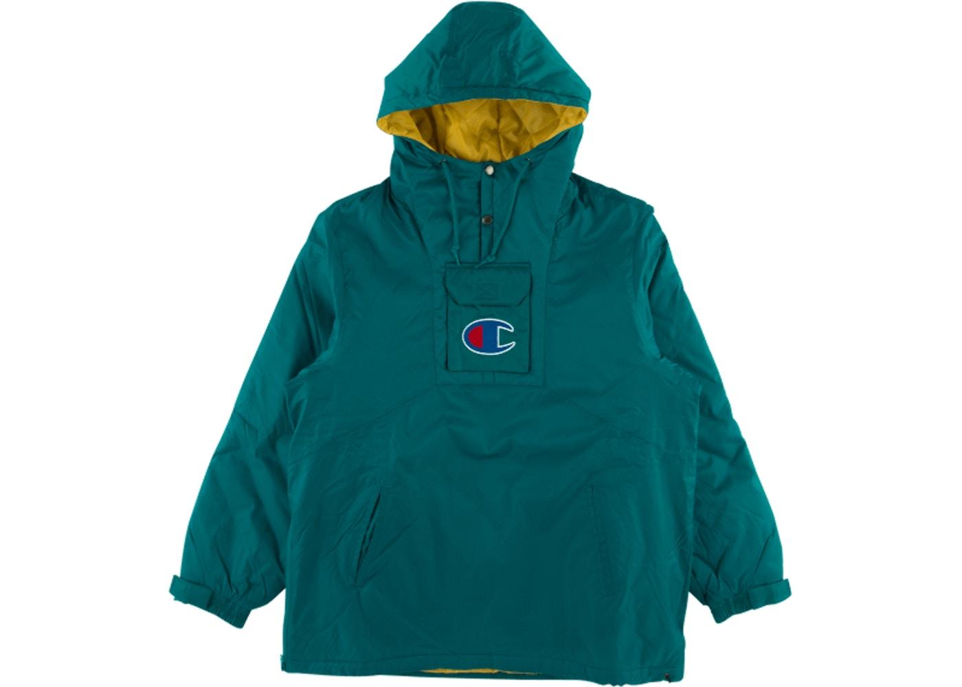 Supreme Champion Pullover Parka Teal Spring/Summer 2018