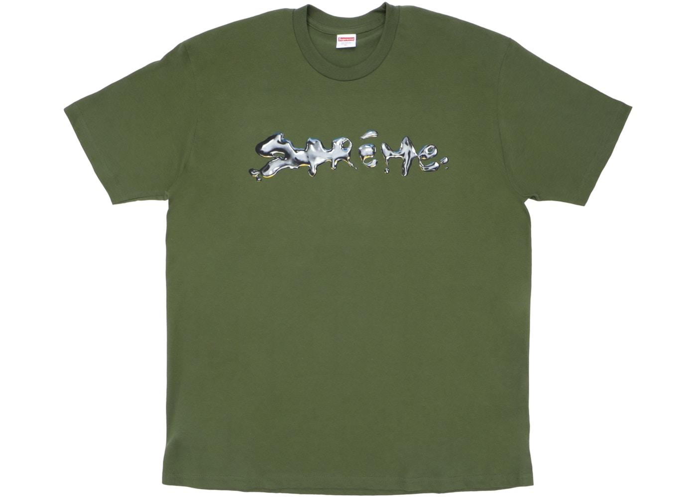 Supreme Liquid Tee Olive - StockX News