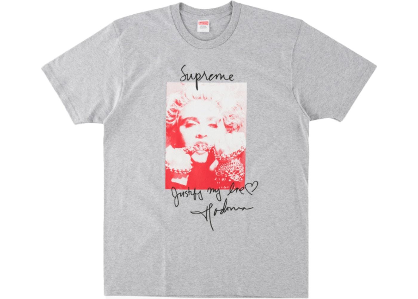 Supreme Madonna Tee Heather Grey - StockX News