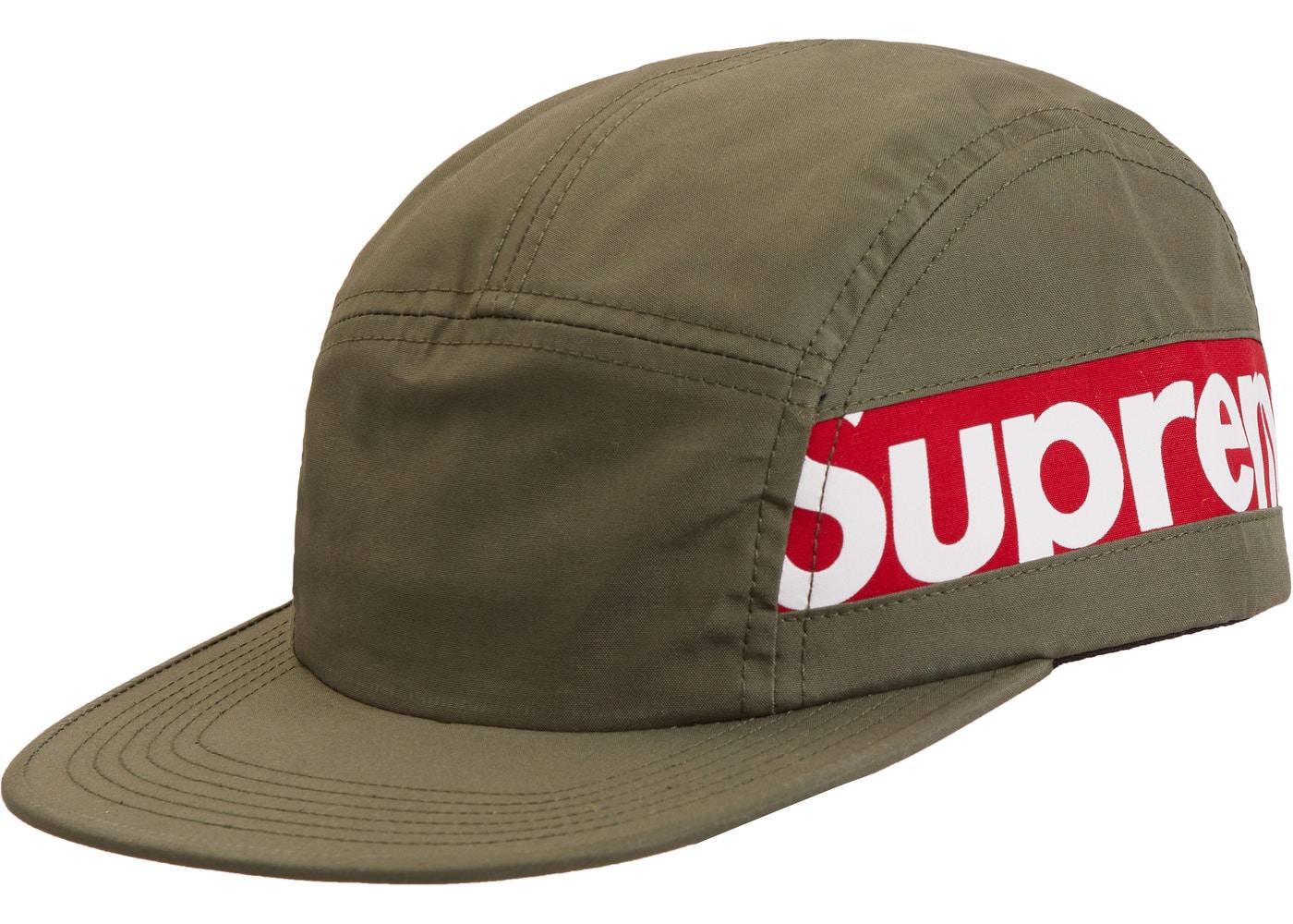 Supreme Side Panel Camp Cap Olive Fall/Winter 2018