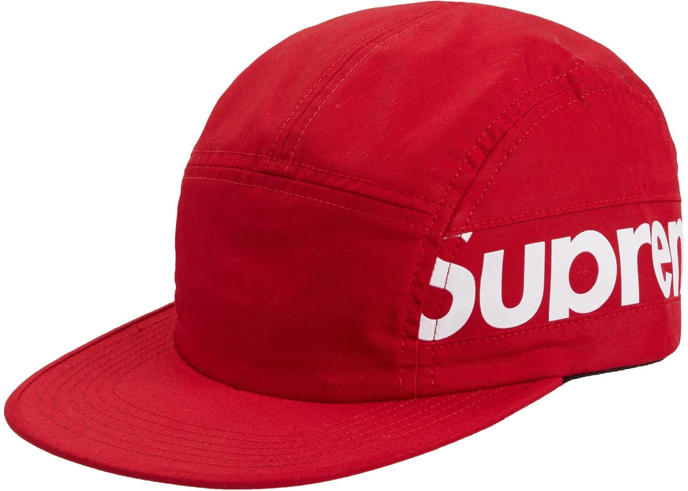 Supreme Side Panel Camp Cap Red Fall/Winter 2018