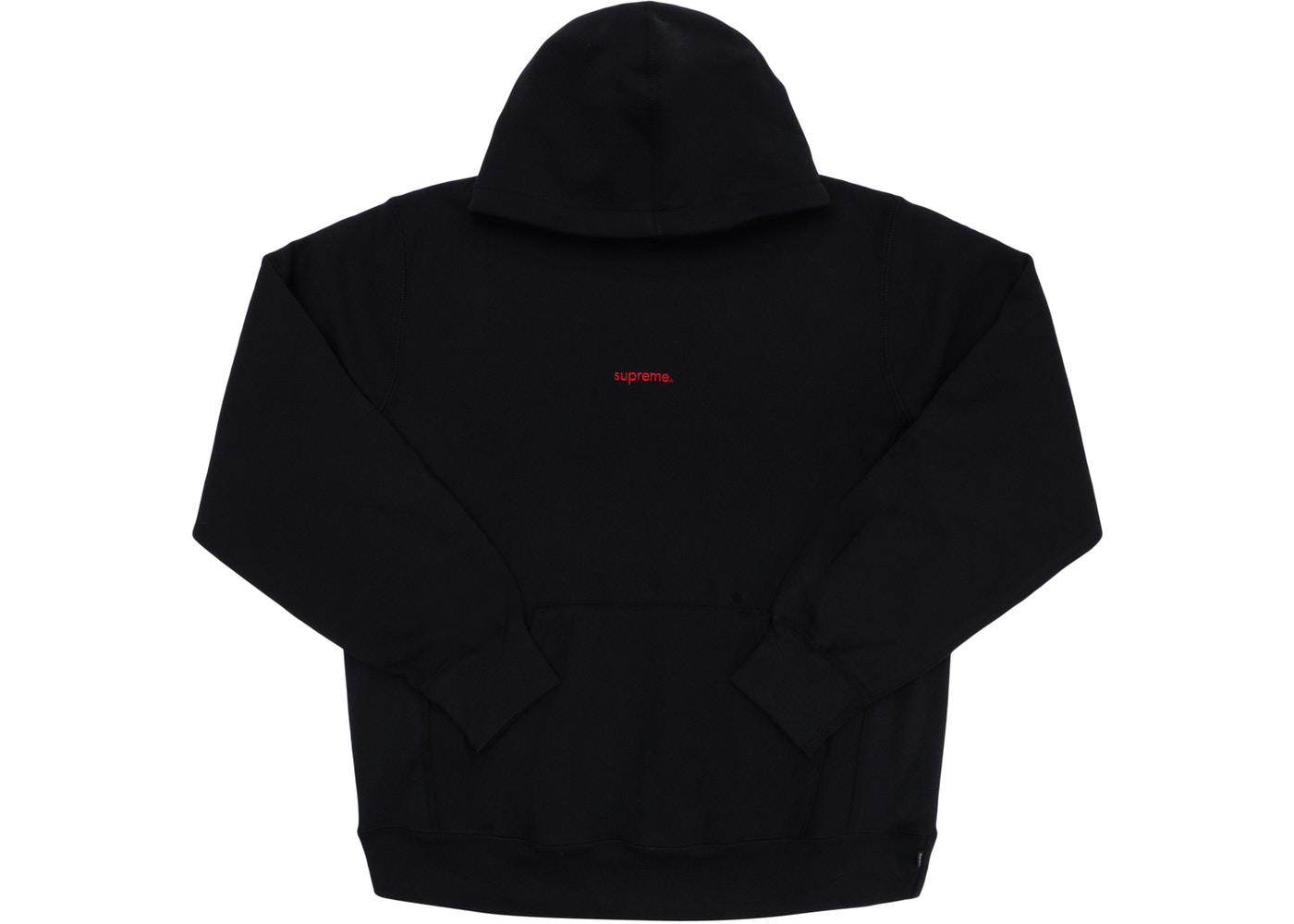 Supreme Trademark Hooded Sweatshirt Black - StockX News