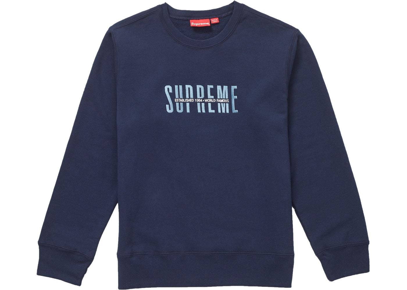 Supreme crewneck outlet stockx