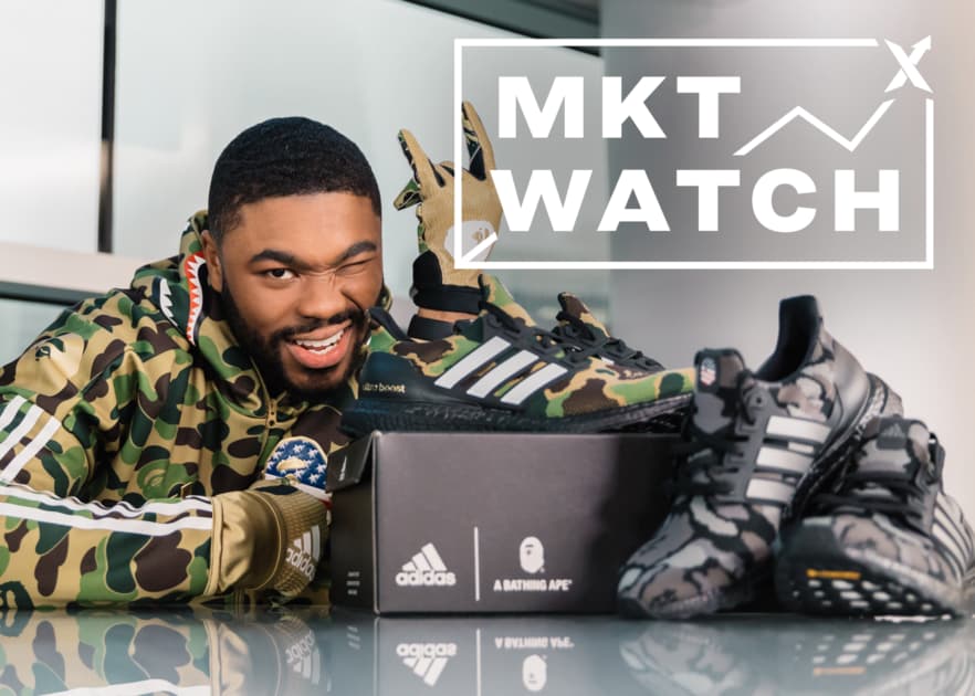 StockX MKT Watch: Boosts Bounce Back, BAPE Plays Football, and Off-White 90s Arrive