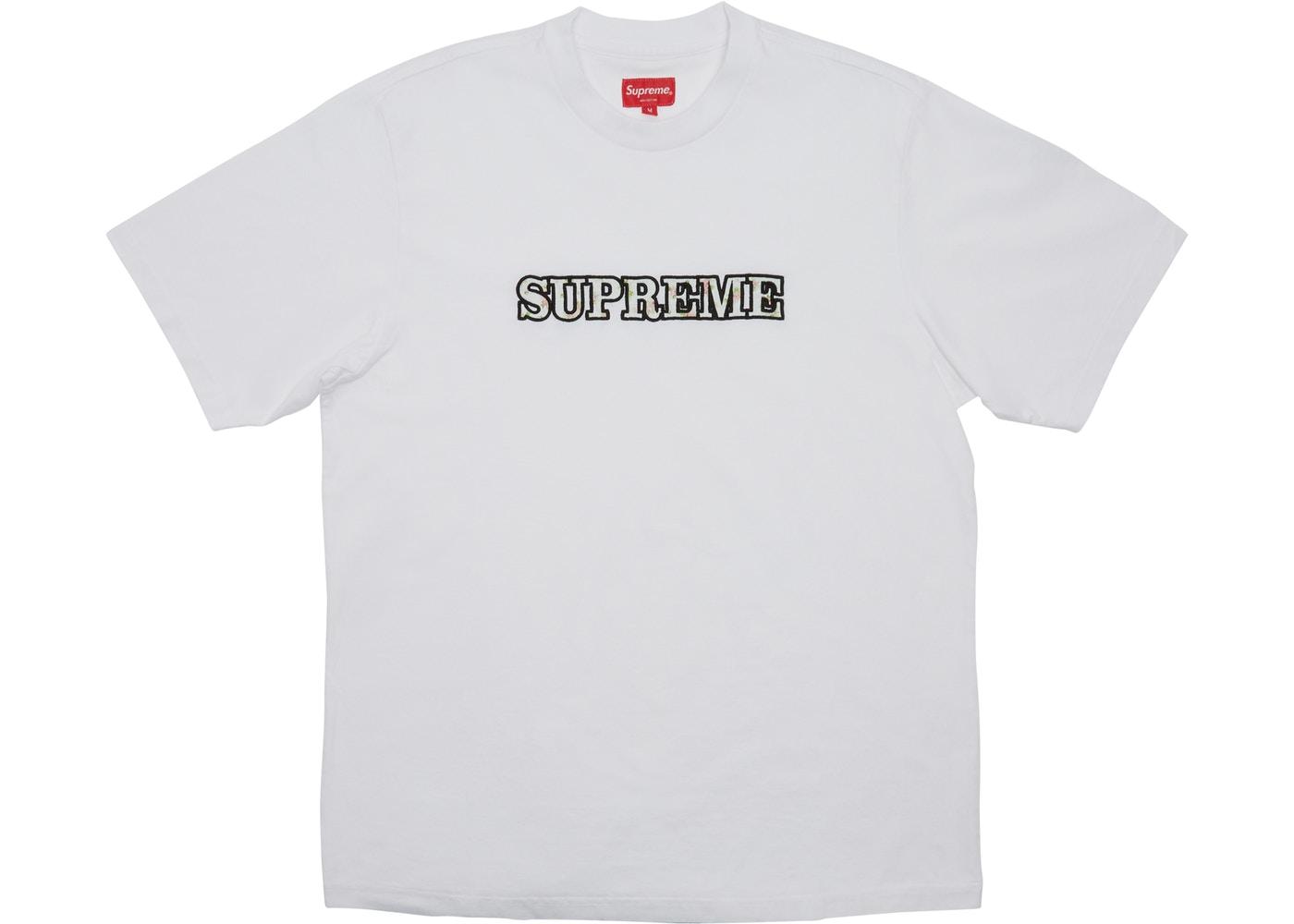 Supreme Floral Logo Tee White - StockX News