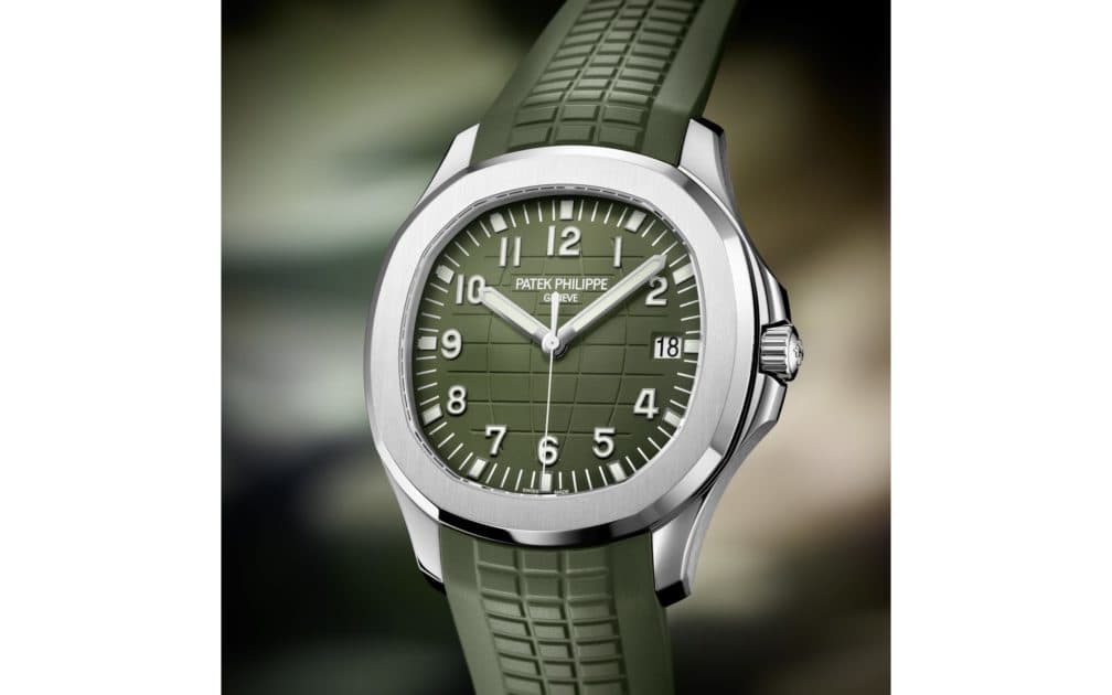 Patek Philippe Introduces Khaki Green Aquanaut 5168G