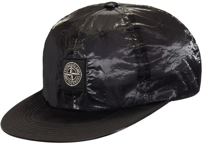 Supreme Stone Island New Silk Light 6-Panel Black