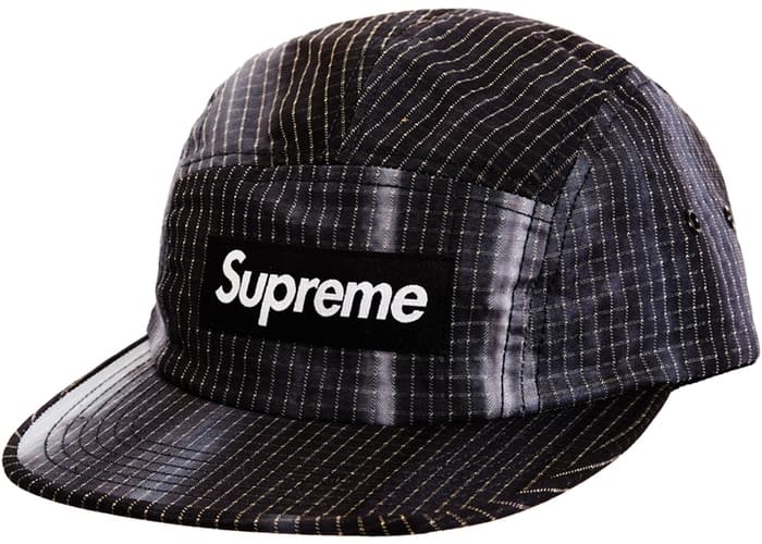 Supreme Tie Dye Ripstop Camp Cap Black Spring/Summer 2019