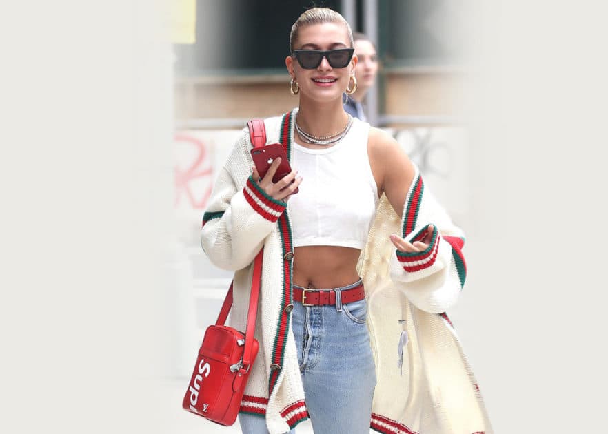 The Top 5 Ways Hailey Bieber Styles Her LV x Supreme Bag