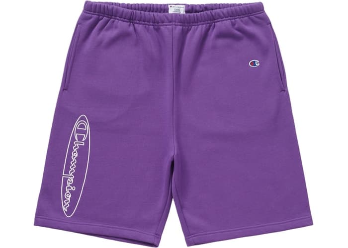 Supreme Champion Outline Sweatshort Purple Spring/Summer 2019