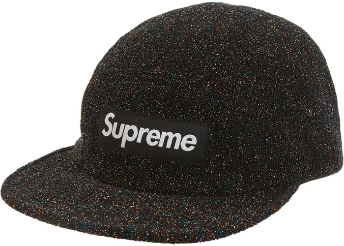 Supreme Glitter Terry Camp Cap Multicolor