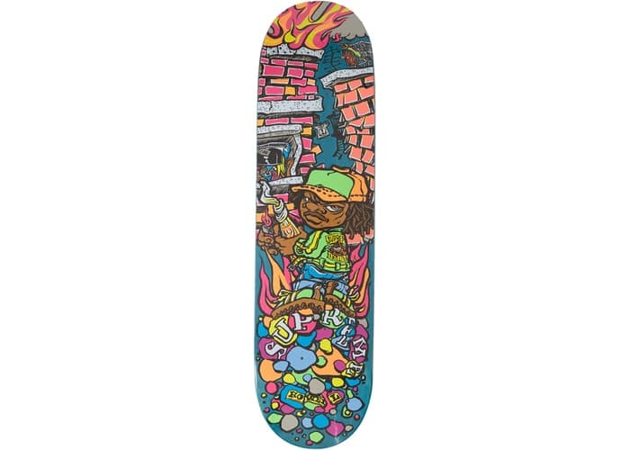 Supreme Molotov Kid Skateboard Deck Teal - StockX News