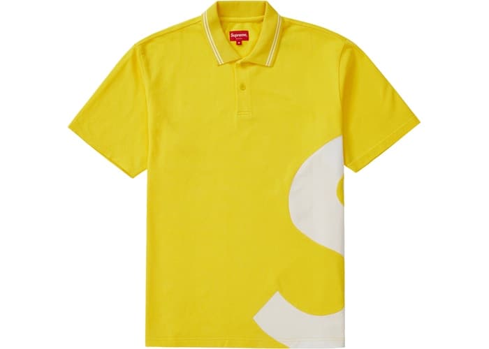 Supreme S Logo Polo Yellow - StockX News