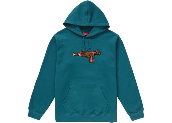 Supreme Toy Uzi Hoodie Dark Teal