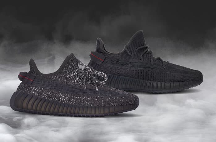 Buy to Win Both All Black Yeezy Boost 350 V2s