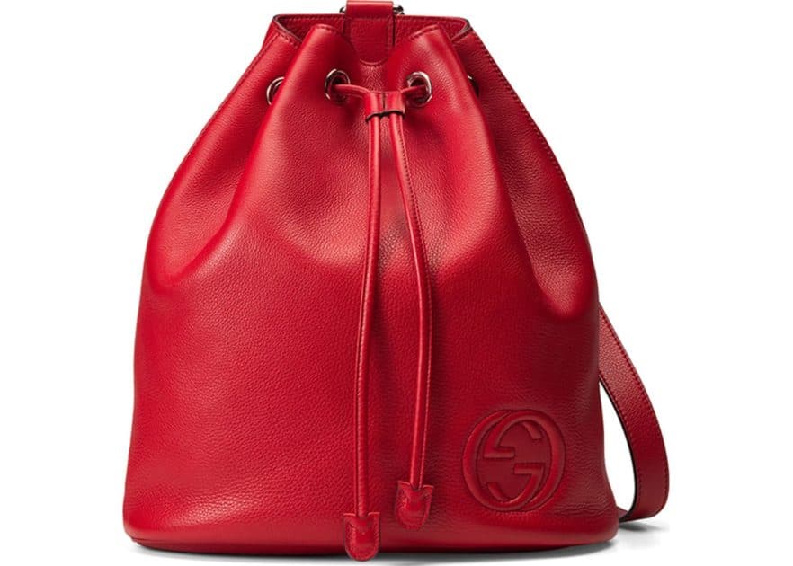 StockX Image Gucci Soho Drawstring Backpack Red
