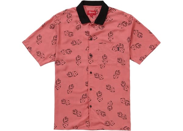 【タグ付き新品未使用】　supreme rayon dice shirt