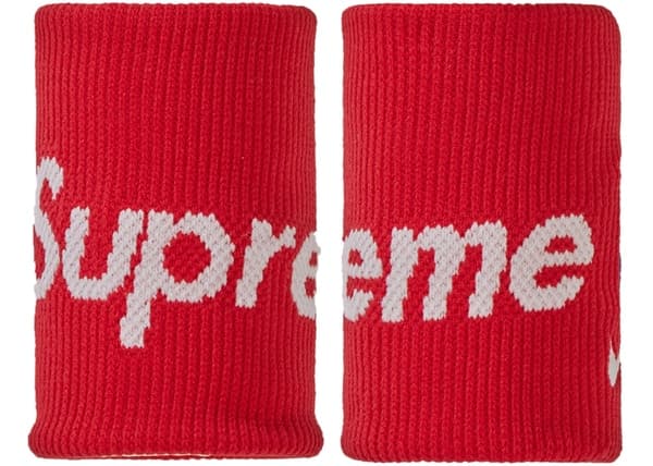 Supreme Nike NBA Wristbands Red