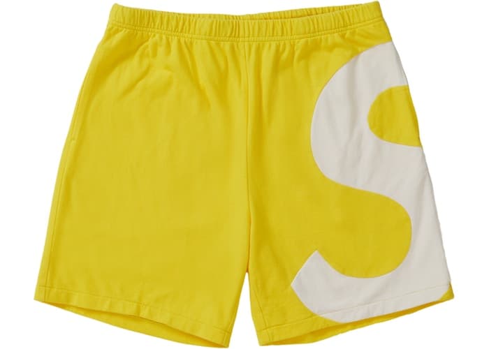 Supreme S Logo Short Yellow