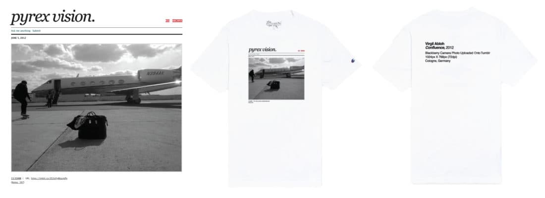 Virgil Abloh x MCA Figures of Speech Pyrex Tee White