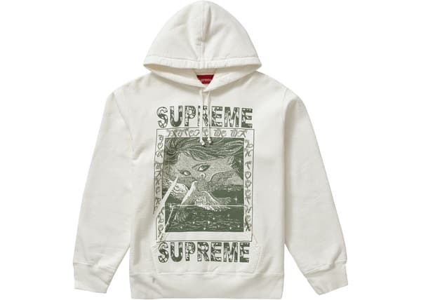 Supreme Doves Hoodie White