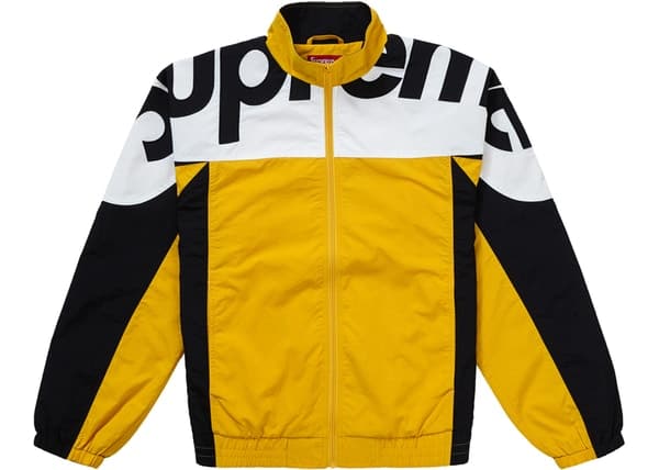 Supreme Shoulder Logo Track Jacket Gold