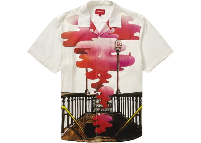 Supreme The Velvet Underground Rayon S/S Shirt White