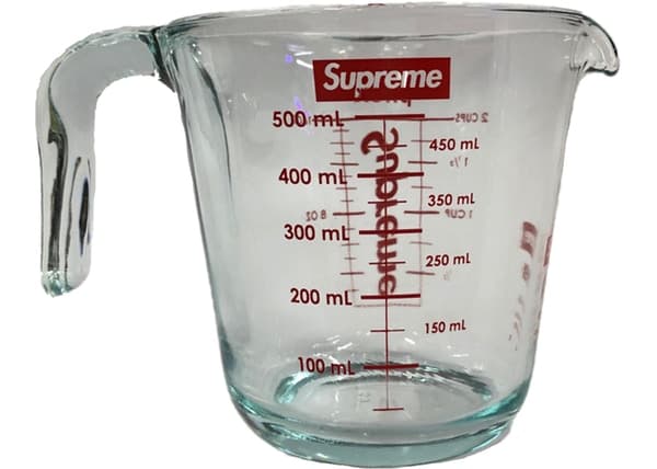 Supreme Pyrex 2-Cup Measuring Cup Clear - StockX News